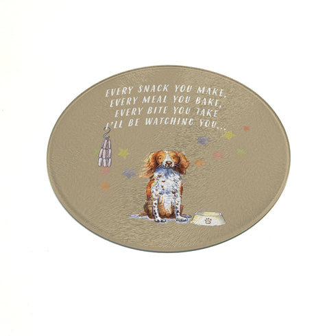 Sprocker Red & White Trivet